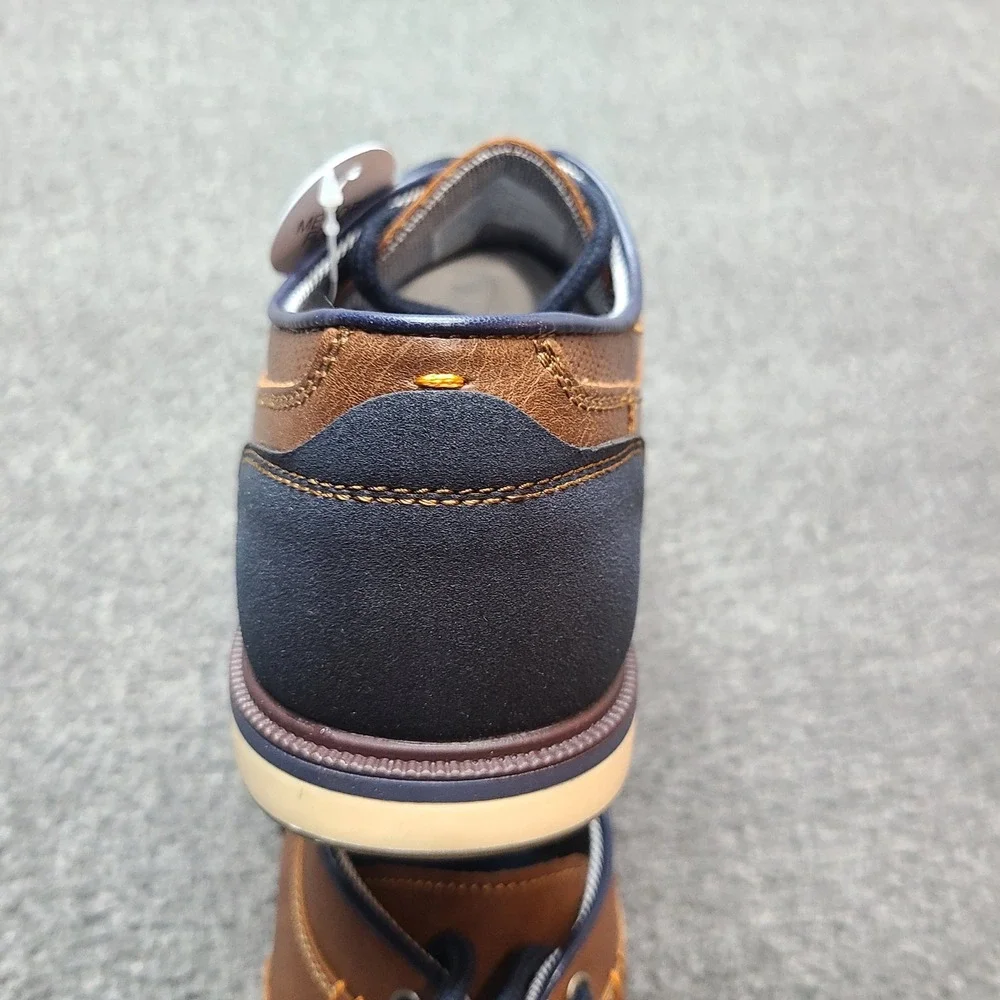 Sonoma Lochlan Dress Shoes Boys Size 4 Cognac NEW Memory Foam Lace Up Oxfords‎